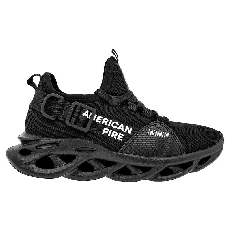 American Fire Tenis deportivo para hombre negro image number null