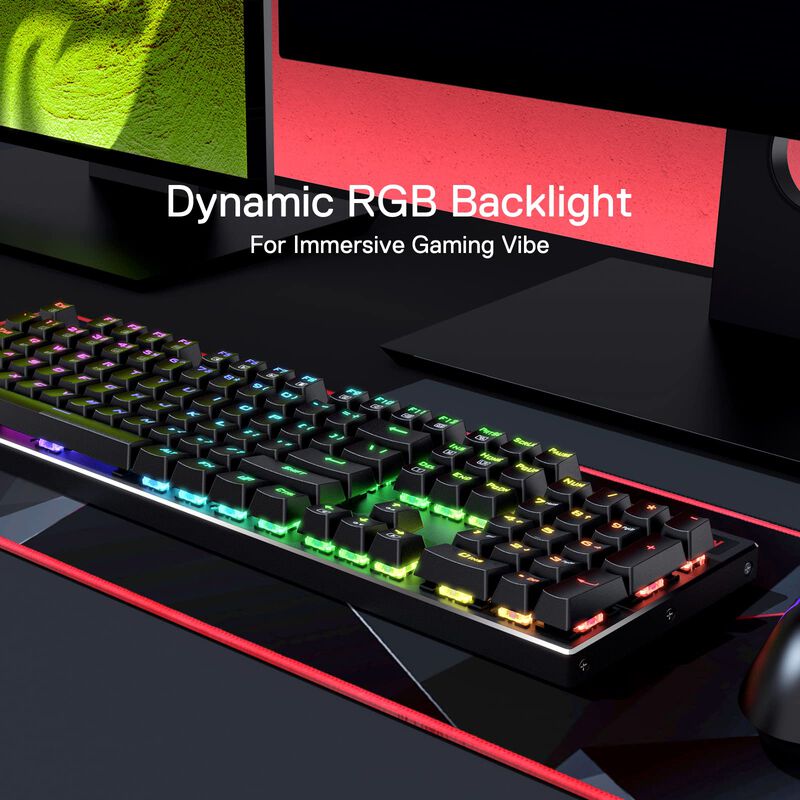 Teclado Inal&aacute;mbrico Rgb Para Juegos Redragon K5... image number null