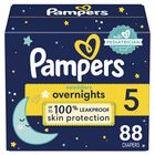 Pa&ntilde;ales Pampers Swaddlers Overnights, Tama&ntilde;o 5, 88 Unidades