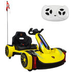 Go Kart El&eacute;ctrico Para Ni&ntilde;os Control Remoto Luz Sonido Amarillo