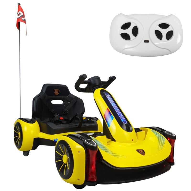 Go Kart El&eacute;ctrico Para Ni&ntilde;os Control Remoto Luz... image number null