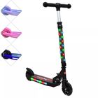 Scooter Pat&iacute;n Del Diablo Para Ni&ntilde;os Con Luces Plegable Altura Ajustable Antideslizante Freno 3 A 8 A&ntilde;os Negro