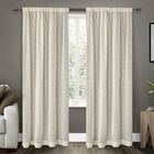 Juego De 2 Paneles De Cortina Exclusive Home 213 cm Copo De Nieve
