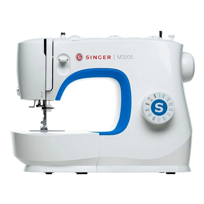 Máquina De Coser Singer M3205 Blanca Y Azul 23 ... image number null