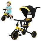 Triciclo para Ni&ntilde;os y Beb&eacute; 5 en 1 Plegable con Cintur&oacute;n de Seguridad multicolor SHIMY 84626