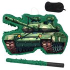 Pi&ntilde;ata Jocopuerto Tanque Camuflaje Ej&eacute;rcito Peque&ntilde;a 42 cm Con Mazо