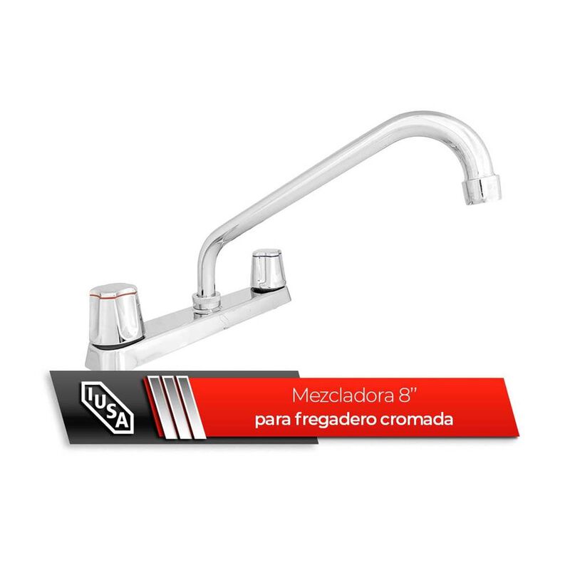 Llave Mezcladora Metálica para Fregadero Ecológ... image number null