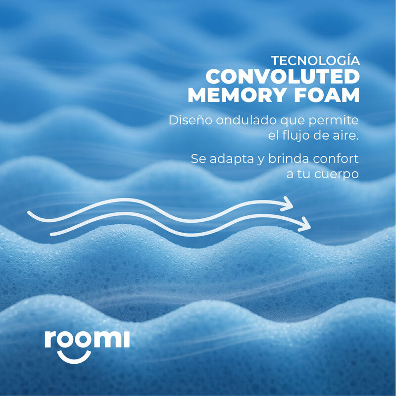 2 Pack Colch&oacute;n Individual En Caja Roomi Smile image number null