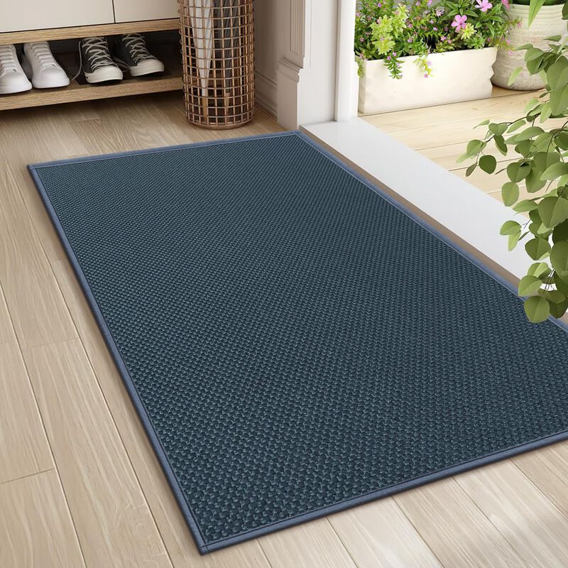 Felpudo Lekeepgo 61 cm &times; 91 cm Azul Cian Antide... image number null