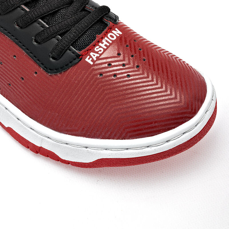 Zoomer tenis para ni&ntilde;o  negro rojo cod 141442-D image number null