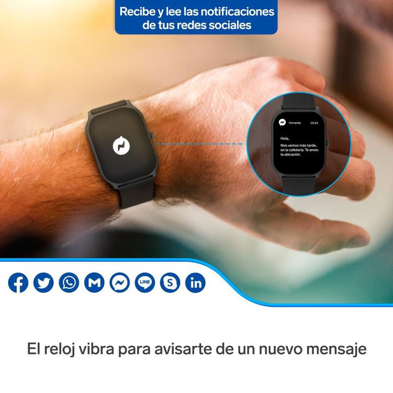 Smart Watch Bluetooth Touch, 1.7", 24 mm image number null