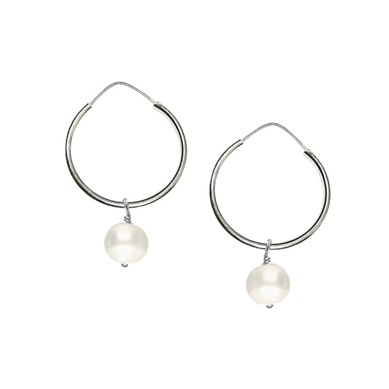 Arracadas de Plata con Perla image number null