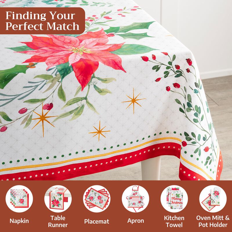Mantel cuadrado de algod&oacute;n 152 cm Maison D' Her... image number null
