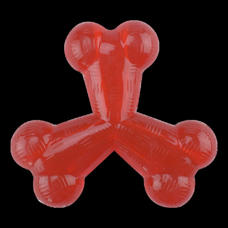 Fancy Pets Juguete Xtreme Hueso Triple Rojo par... image number null