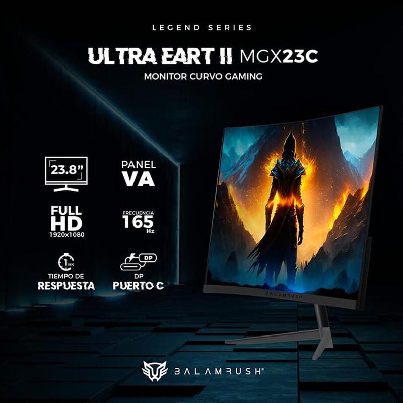 Monitor Gamer Curvo Balam Rush Ultra Earth Ii M... image number null