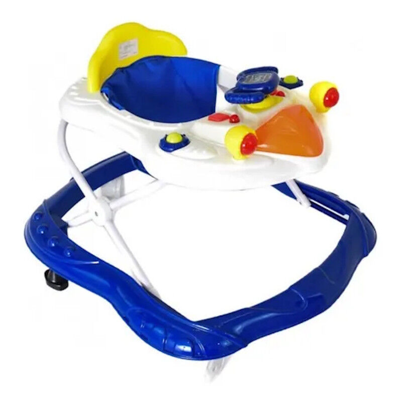 Andadera Azul Para Bebe Caminadora Nave Espacia... image number null