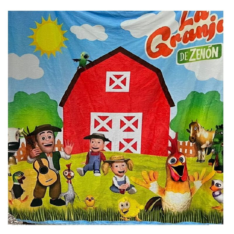 Exclusiva! Cobija Frazada Ultra Suave La Granja... image number null