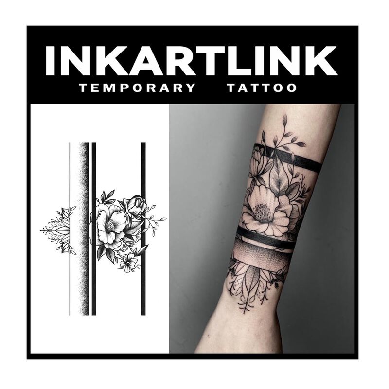 Tatuaje Temporal Inkartlink &ndash; 2 Hojas Con Aspec... image number null