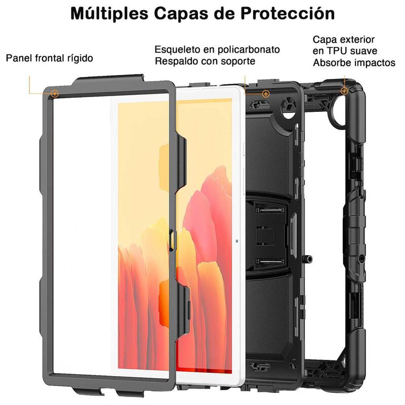 Funda TEKKU StandC uso rudo para Samsung Tab A8... image number null