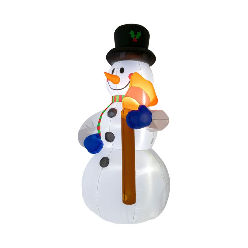 Inflable Navidad Mu&ntilde;eco Nieve Gigante 2.7m Exte... image number null