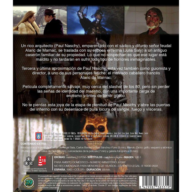 Latidos de p&aacute;nico (Panic beats) [Blu-ray] image number null