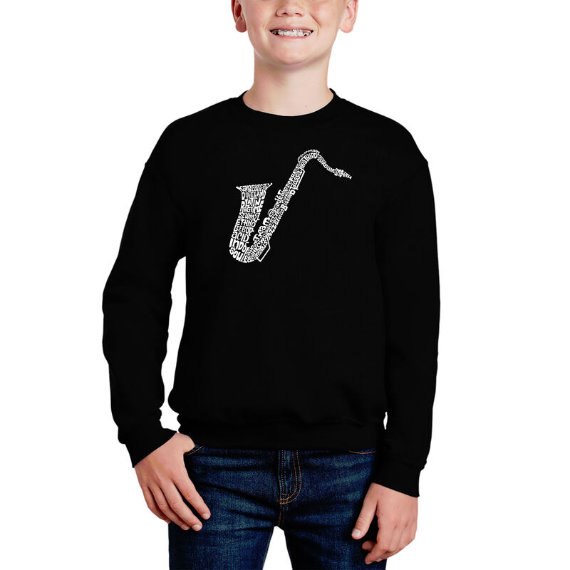 Sudadera De Cuello Redondo Word Art Para Ni&ntilde;o -... image number null
