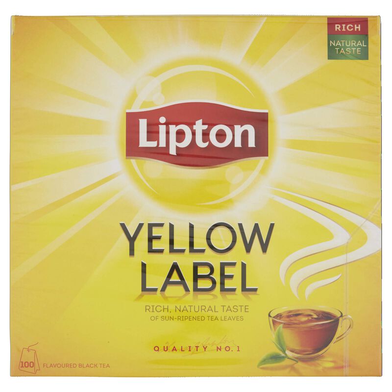 100 Bolsitas De T&eacute; Tea Lipton Yellow Label image number null