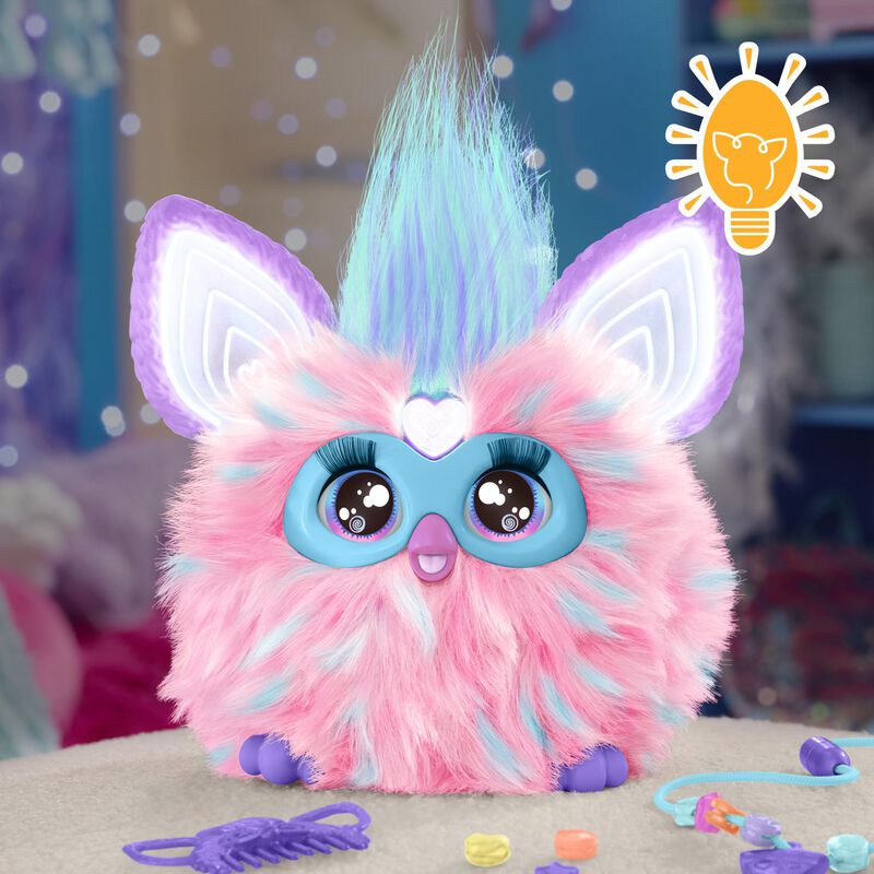 Peluche Interactivo Furby Cotton Candy Con 15 A... image number null