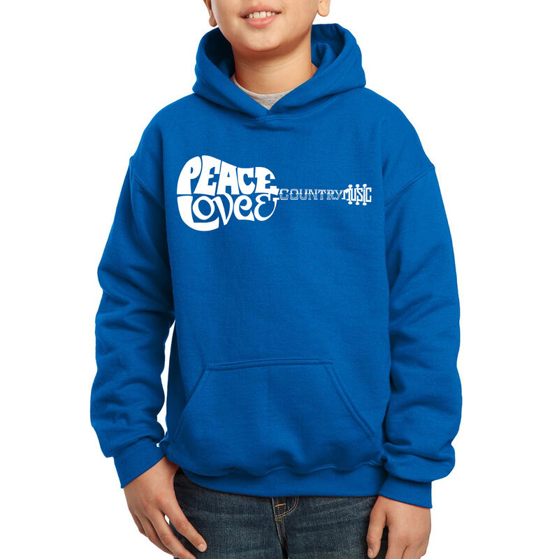 Sudadera Con Capucha Word Art Para Ni&ntilde;o - Paz A... image number null