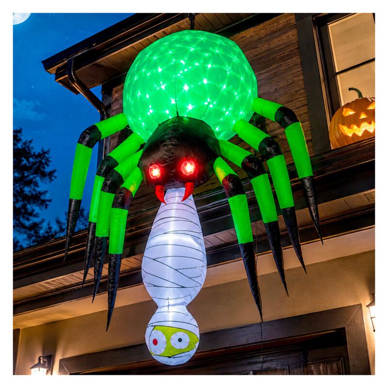 Inflable Halloween Ara&ntilde;a Gigante Exterior 2.1 M... image number null