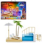 Playset Rainbow High Color Change Pool & Beach Con 7 Mu&ntilde;ecas