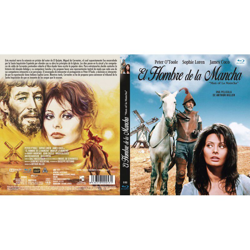 El Hombre De La Mancha [blu-ray ] (1972) Man Of... image number null