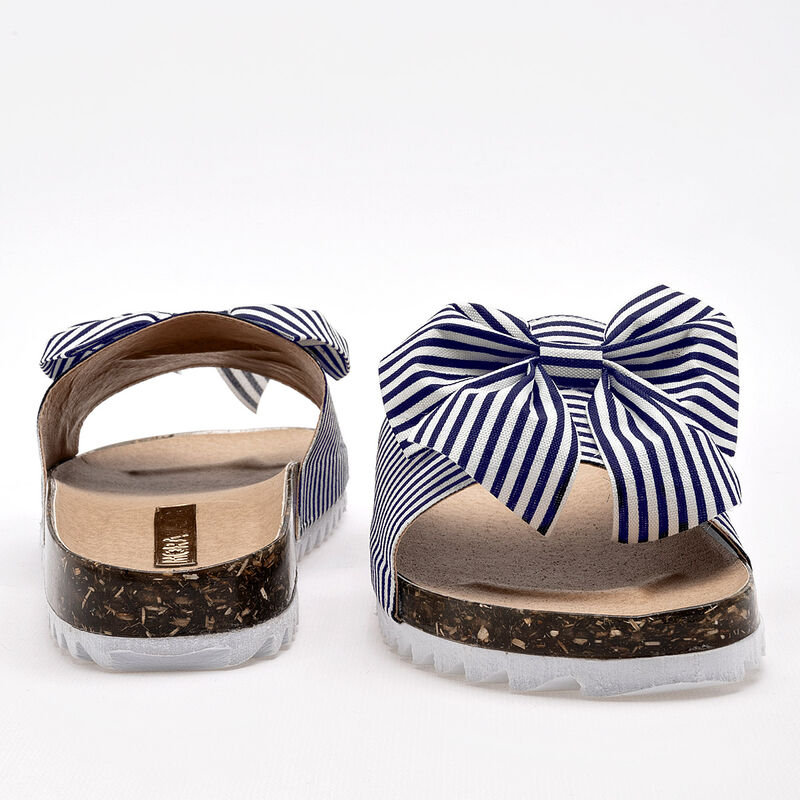 Moramora Sandalia para mujer blanco marino image number null