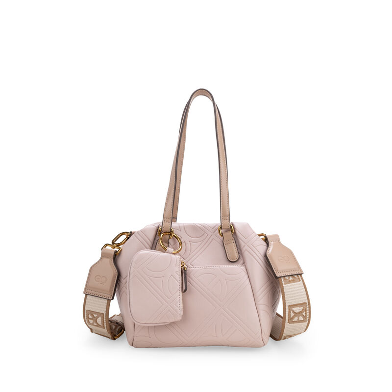 Bolsa Tote Chica Con Monedero Color Rosa image number null