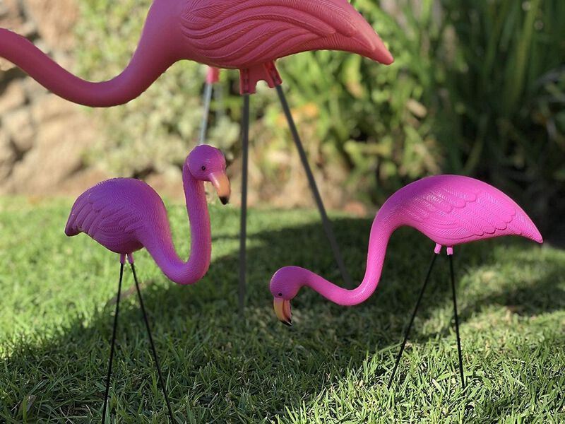 Escultura Giftexpress De 36 cm Flamenco Rosa &ndash; ... image number null