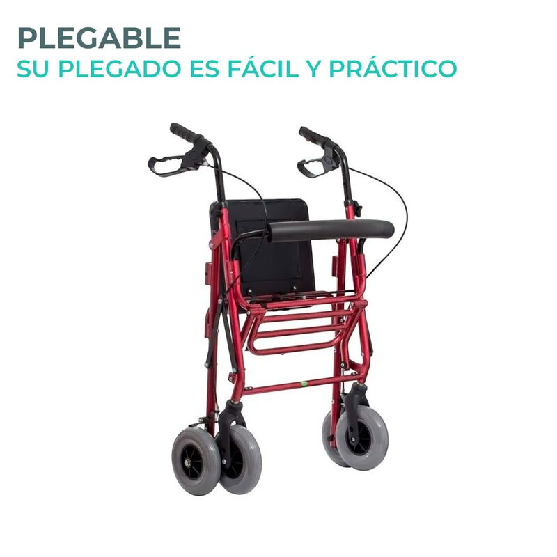 Andadera Rollator Con Descansapies Llanta Todo ... image number null