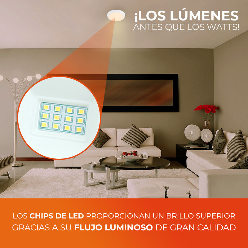 Lampara Led Plafon 10w Techo Ptlled-1010/30 image number null