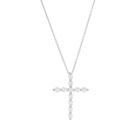 Cruz de Circonias Grande Plata