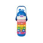 Termo Para Ni&ntilde;os Escolar Antiderrame Fr&iacute;o Caliente 500ml infantil azul