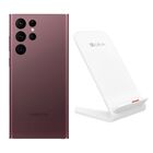 Galaxy S22 Ultra 128GB Borgo&ntilde;a Reacondicionado + Base Cargador