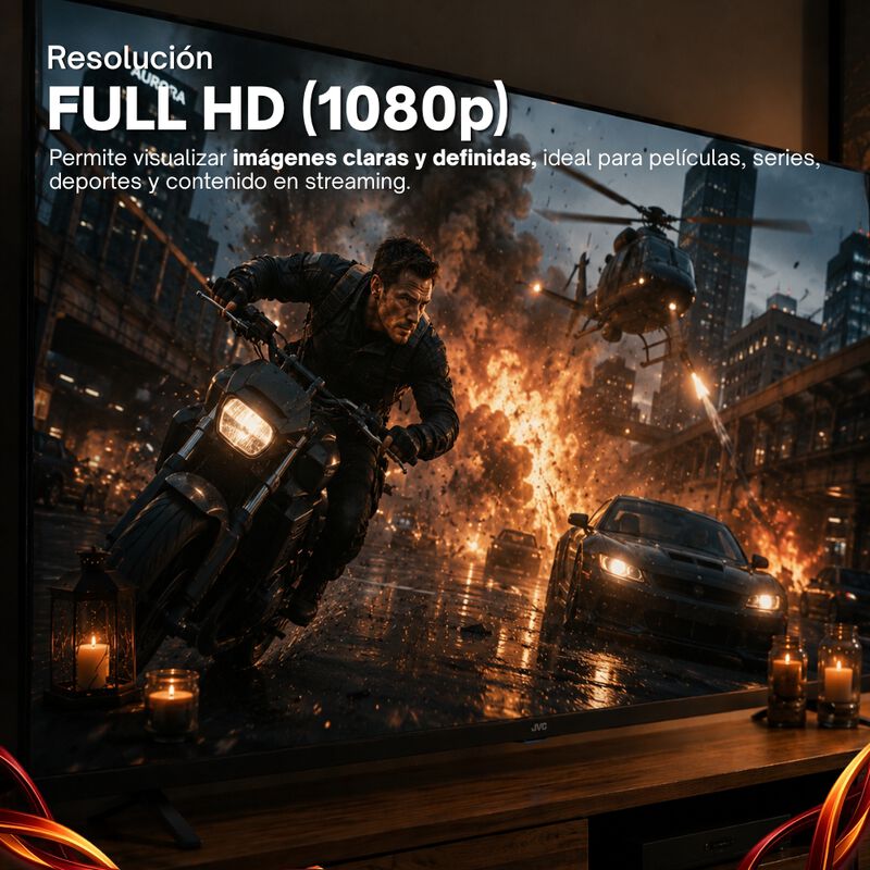 Pantalla Jvc  Smart Tv 43 Pulgadas Full Hd Led ... image number null