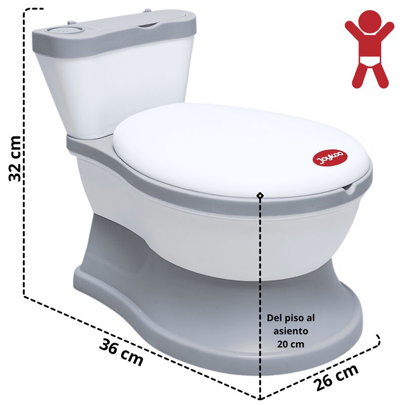 Baño Entrenador para Niños Sonido de Descarga A... image number null