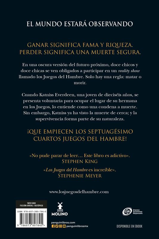 Los Juegos Del Hambre 1, De Collins Suzanne, Mo... image number null