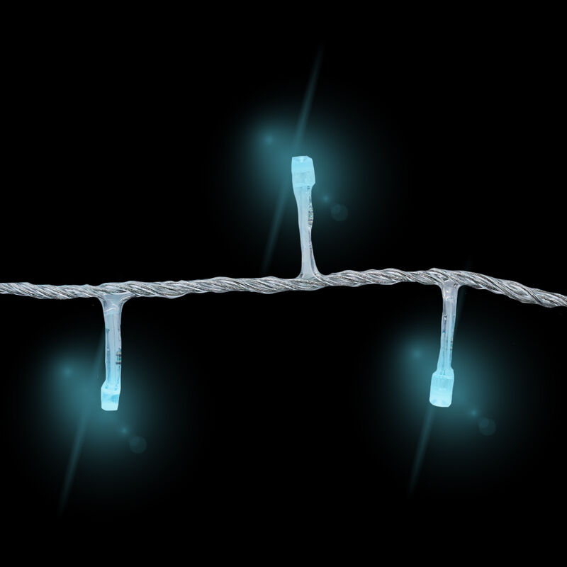 Serie Musical LED Azul 2300 focos Cable Transpa... image number null