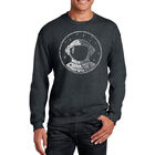 Sudadera De Cuello Redondo Word Art Para Hombre - Necesito Mi Espacio Astronauta - Gris