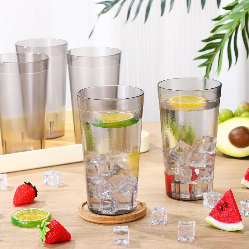 Vaso Reutilizable Sieral 590 ml Gris, Pack De 2... image number null