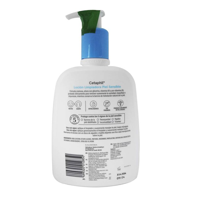 Cetaphil Locion Limpiadora - 473 Mililitros image number null