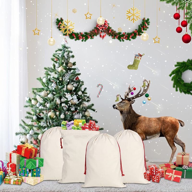Bolsa De Navidad Inspireyee Pack De 6 - 50x49 C... image number null