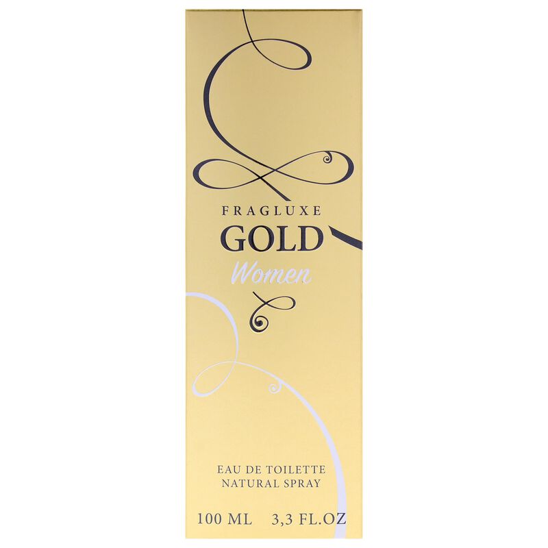 Perfume Fragluxe Gold Edt Spray 100 Ml Para Muj... image number null