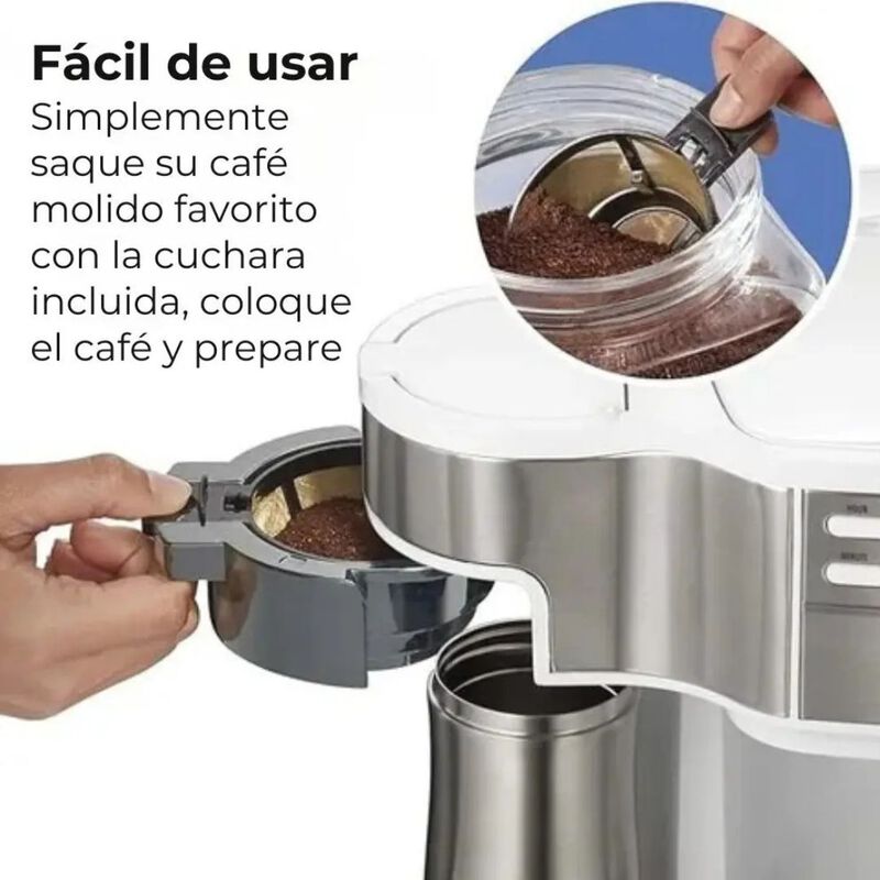 Cafetera Programable Hamilton Beach Dos Formas ... image number null